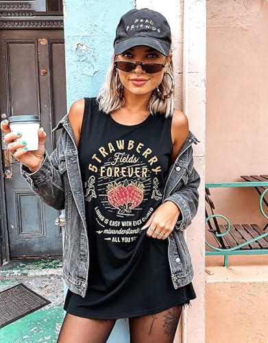 Image of Vintage Rock Country Music Dress for Women Rock Concert Band Graphic Tshirt Casual Letter Print Short Dress