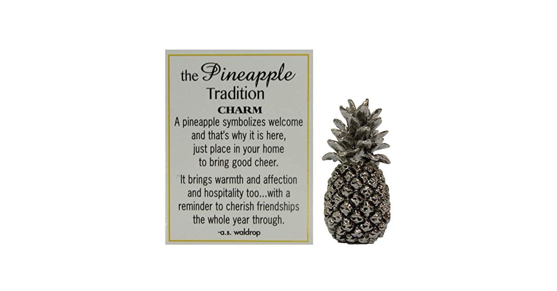 Amazon.com: The Pineapple Tradition Zinc Pinaeapple Pocket
