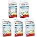 Produktbild tesa 55670-00020 Insect Stop STANDARD Fliegengitter Fenster mit Klettband, 1 x 1 m, weiß (5 Stück)