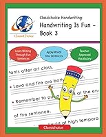 Classichoice Handwriting: Handwriting Is Fun - Book 3 1081052716 Book Cover