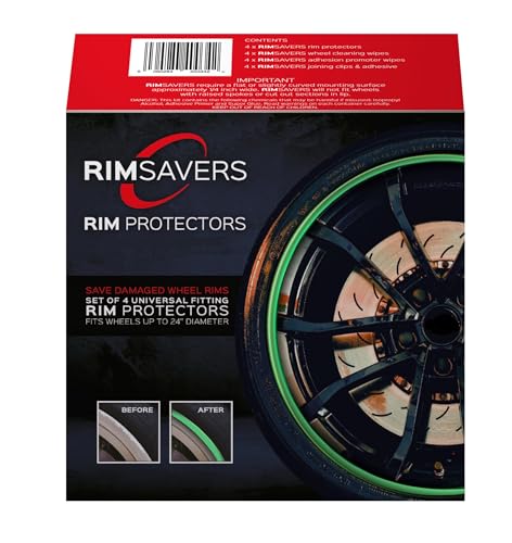 RimSavers Green Wheel Rim Protectors