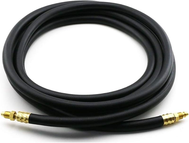 150 Amp Power Cable Hose 57Y03R (25-ft Rubber) 1-piece Style for Air-Cooled TIG Welding Torch 9 and 17 from Weldcraft Lincoln Miller ESAB
