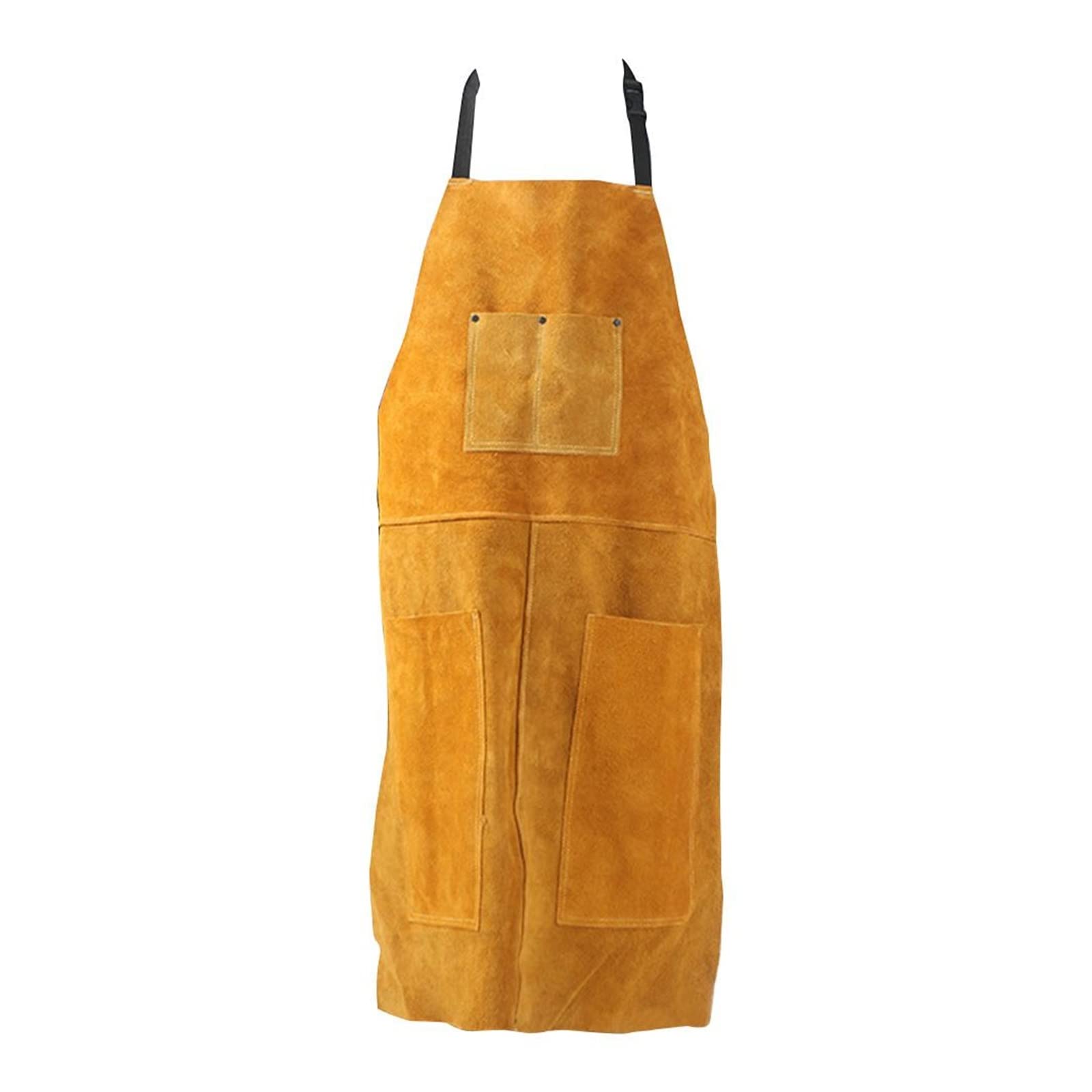 Soldadura delantal de cuero soldador de cuero delantal de tela profesional carpintero herrero ropa de jardín, Accesorios de soldadura
