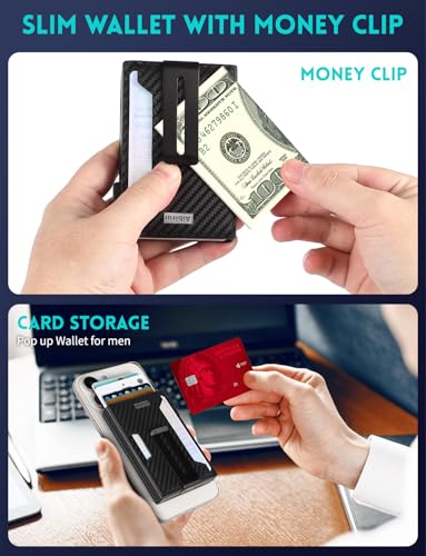 Image of Ridge Wallets for Men,Magnetic Wallet for iPhone 17 /16 /15 /14 /13 /12 Series,Magnetic Wallet with Money Clip,Card Holder,Holds 8 Cards & Bills,Ridge Wallet for men.
