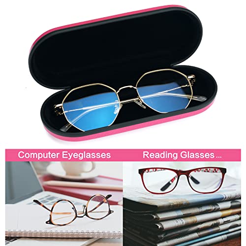 Image of Vemiss Hard Shell Eyeglass Cases, Lightweight Portable Glasses Case for Women Men