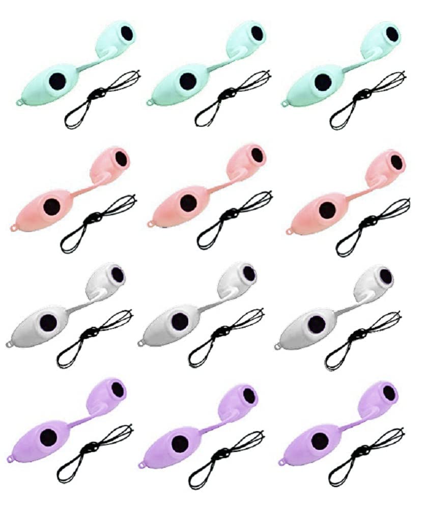 Tanning Goggles - 12-Pack Flexible Super Sunnies Assorted Colors - UV Eye Protection, FDA Compliant