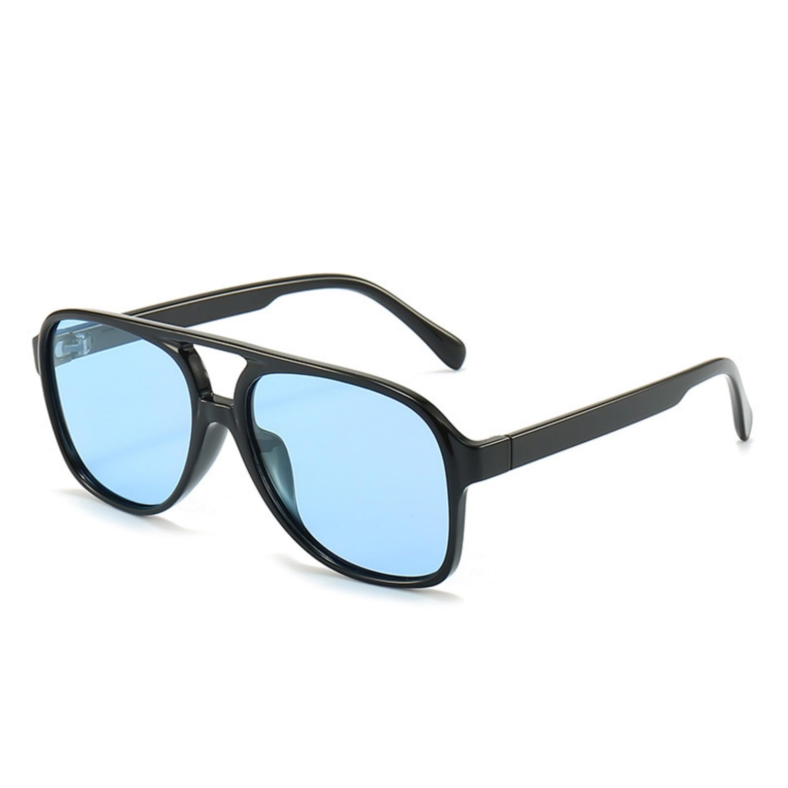 ASYHV Vintage Polarisiert Sonnenbrille Herren Damen Retro Oval 70er Jahre Style Übergroße Klassische Pilotenbrille mit UV400 Schutz