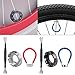 Shurhome Bike Spoke Wrench Set Steel Bike Rim Correct Tool Multi-Functional Spoke Tool Road and Mountain Bike Spoke Tool
