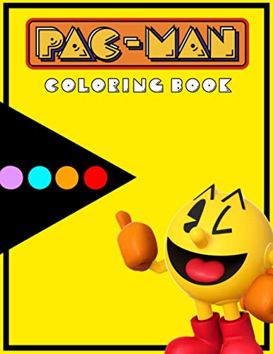 Pac-man coloring book: great coloring book gift for boys & gi…