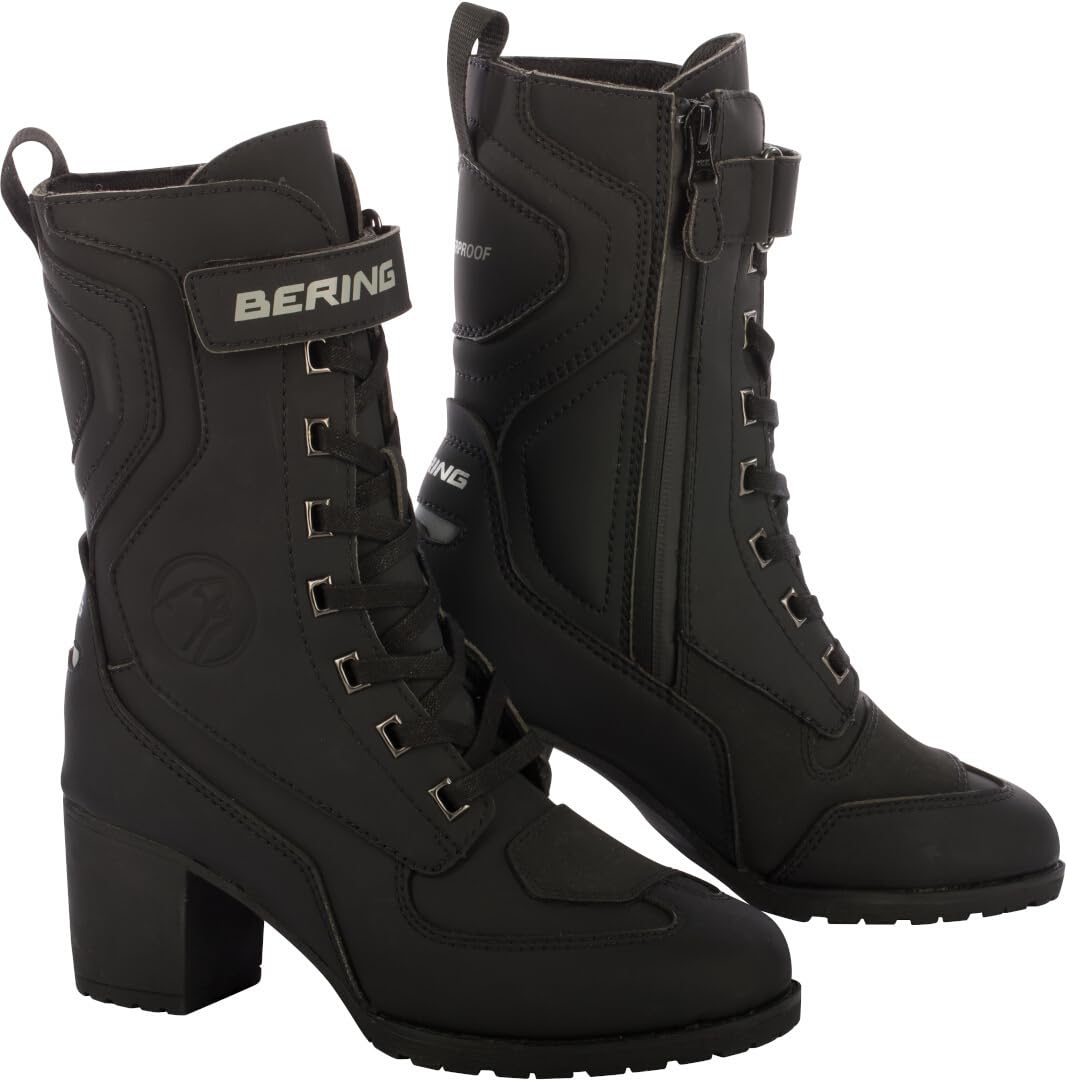 BERING Leonarda 2 wasserdichte Damen Motorrad Stiefel | Wetterfester Fahrkomfort