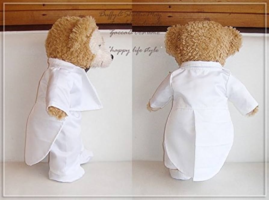 Amazon.co.jp: ダッフィー&シェリーメイウェディングスーツ(白