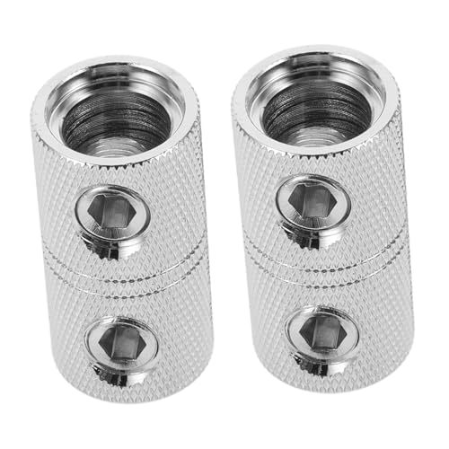STOBAZA 2Pcs Gauge Brass Audio Terminal Butt Connectors Wire Couplers for for Splicing Extending Wires Easy Installation