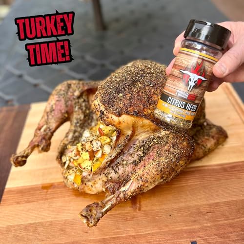 Image of Citrus Herb Seasoning | Premium Citrus Seasoning with Garlic and Herbs for Turkey, Chicken, Fish, Pork and Lamb | No Artificial Flavors, No MSG added | Runnin' Wild Foods, 5.6 ounces