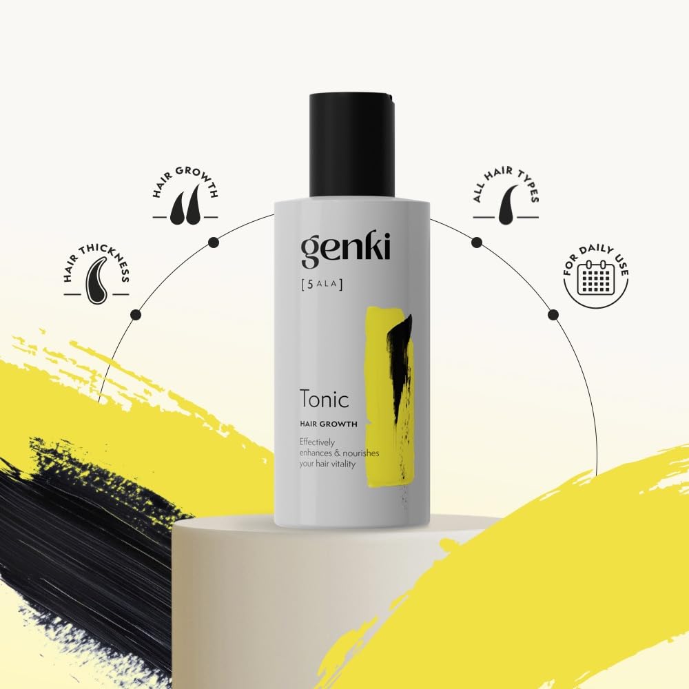 Growth Tonic 150 ml mit 5-ALA, Koffein und Hyaluronsäure Stimuliert das Haarwachstum Revitalisiert die Kopfhaut Stärkt die Haarwurzeln Haartonikum Wachstumstonikum