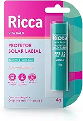 RICCA PROTETOR SOLAR LABIAL MENTA FPS30 BLISTER