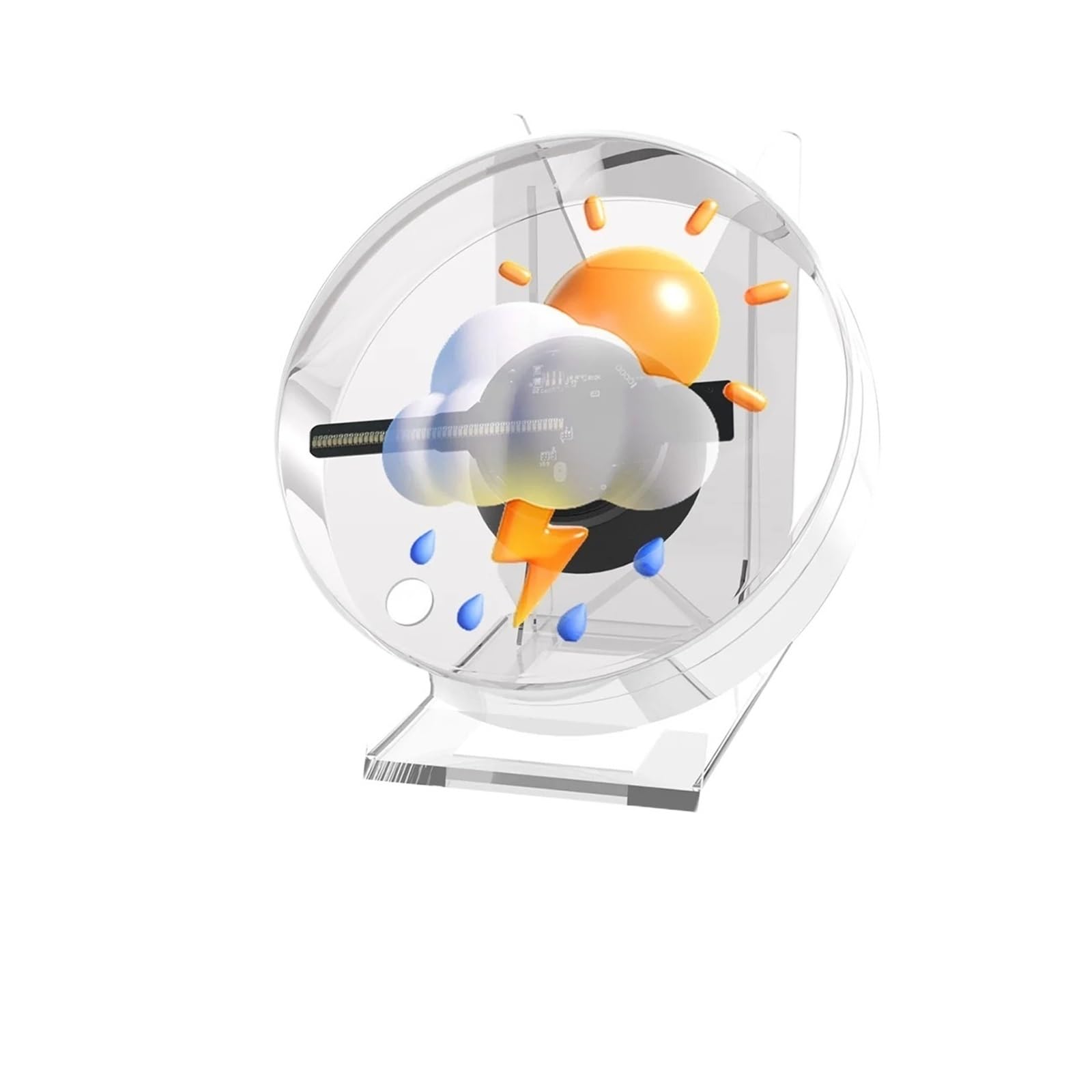 Ventilatore con ologramma 3D Proiettore Olografico 3D Con Telecomando, Ventilatore Da Tavolo, Luci Pubblicitarie Con Gioco, Ventilatore Olografico Con Copertura Trasparente per insegne di negozi azien