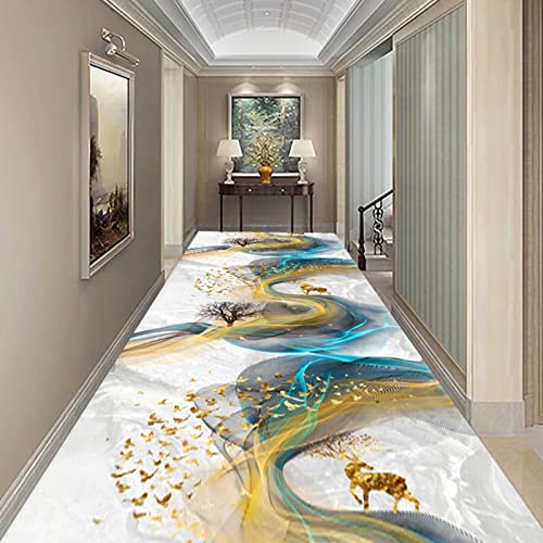Alfombra de pasillo moderna lavable para exteriores e interiores 2