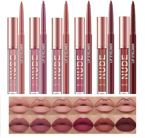 12 Pz Matita Labbra Matte E Set Di Rossetto 24 Ore Nudi Impermeabile Bellezza Trucco Kit Lipgloss Liptints Per Le Donne Matita Rossetto Lifter Regali