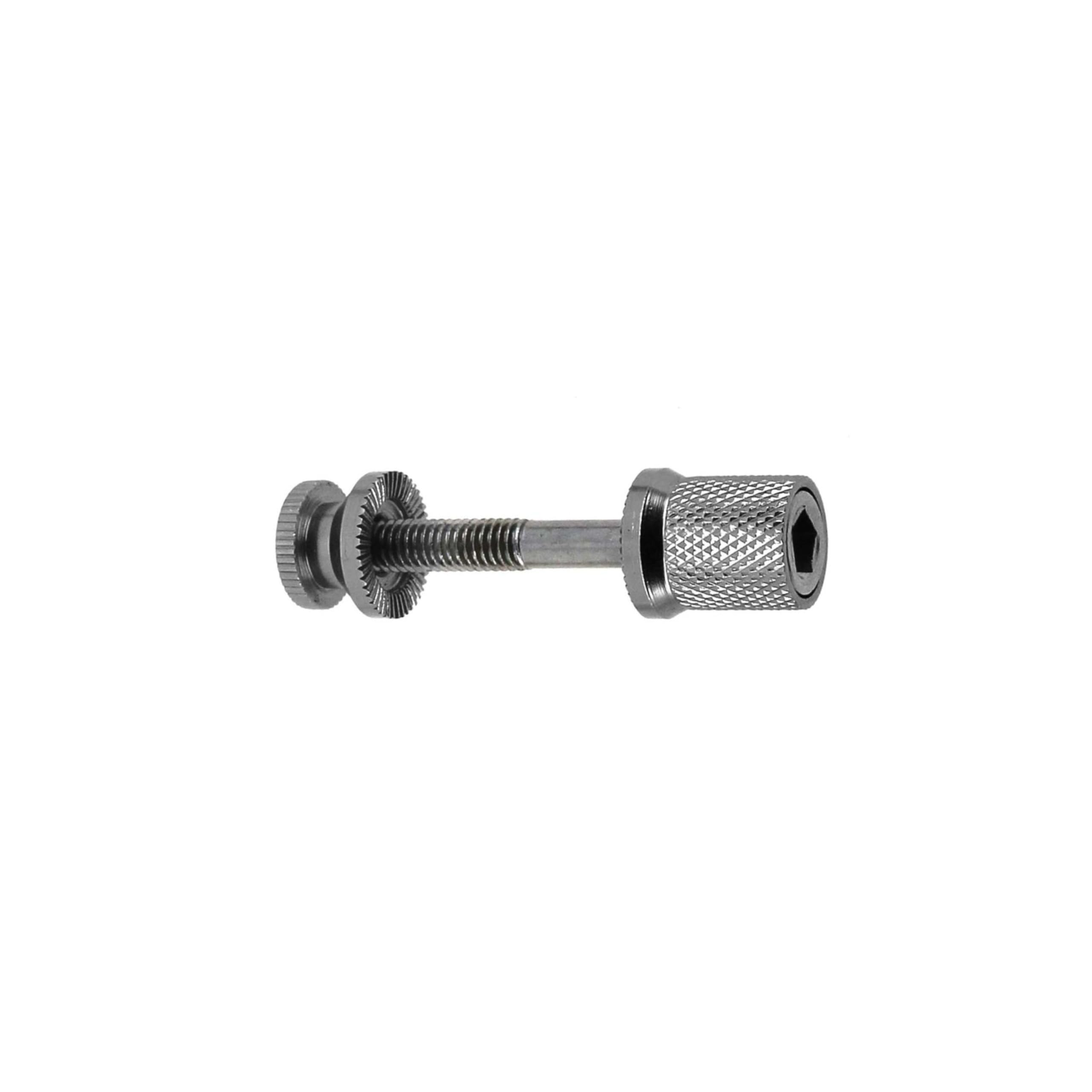 Add-One - Kit Serrages Antivol pour Vélo | Collier de Selle + Blocages Roues Avant/Arrière avec Clé | Axe de 5mm pour Axes Creux 9/10 mm - Longueurs : Avant 140 mm, Arrière 175 mm, Selle 50 mm
