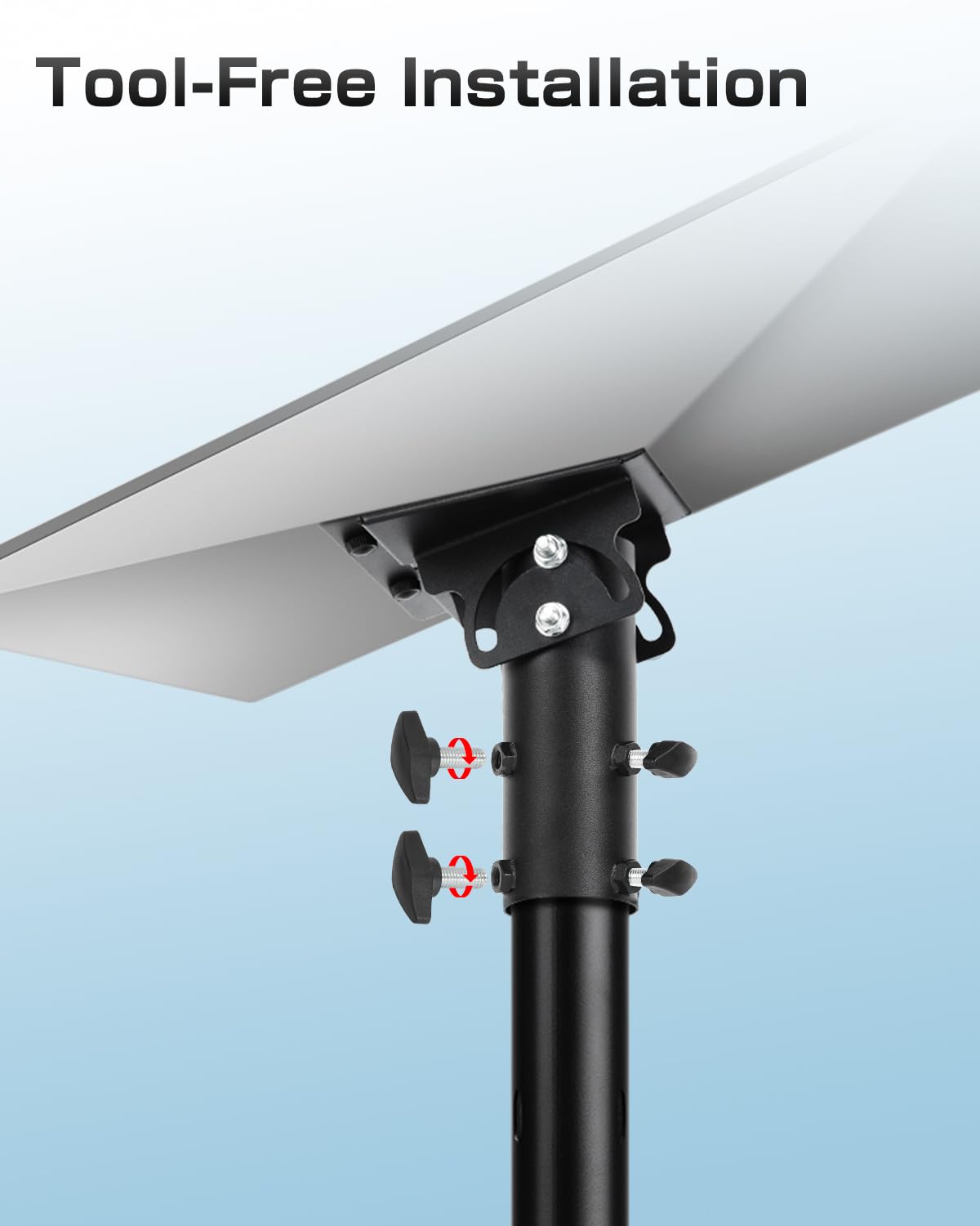 PAIRIER Adaptador de tubo para Starlink Gen 3, kit de montaje, Soporte, compatible con la antena parabólica estándar Starlink V3
