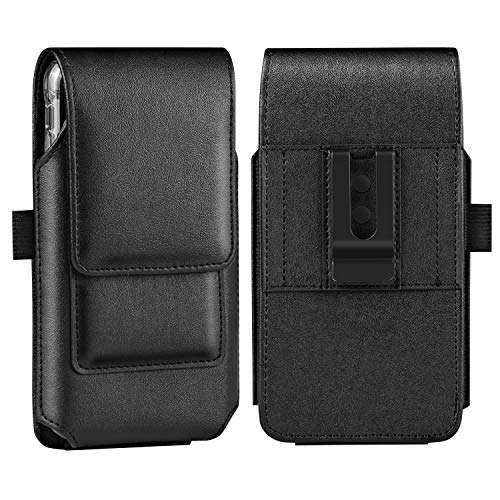 BECPLT Funda iPhone XS con Clip para Cinturón Galaxy S9 Holster Funda Cartuchera Construido en Ranuras para Tarjetas para Apple iPhone x/Xiaomi...