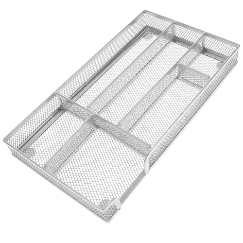 Plateau à 6 compartiments Beavorty pour rangement de bureau et accessoires - 2