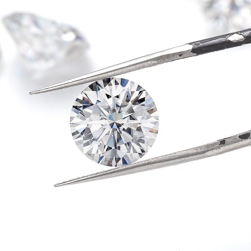 1-8 Carat Round Moissanite Loose Stone,Crafted With A Round Brilliant Cut Diamonds, Boasting Pristine D Color And VVS1 Clarity, Backed By GRA Certification,Suitable For Jewelry Making - Image 6