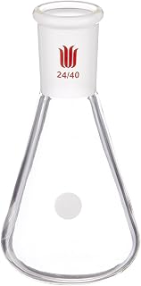 Kemtech F664125 Synthware Erlenmeyer Flask, 125 mL, 24/40 Outer Joint