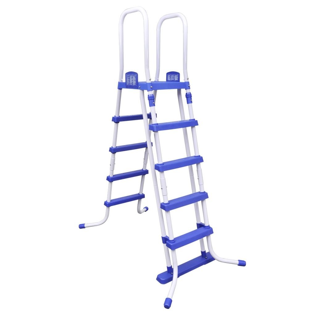 Bestway - Escalera de seguridad para piscina con estructura de acero, 58332