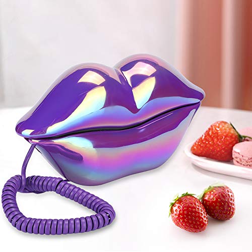 Teléfono Fijo Cuifati Forma Labios Diseño Creativo miniatura 7