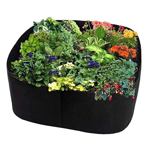 HJTT Bolsas de siembra, bolsas de plantación, bolsa de crecimiento para patatas, zanahorias, verduras cultivando (60 x 60 x 40 cm)