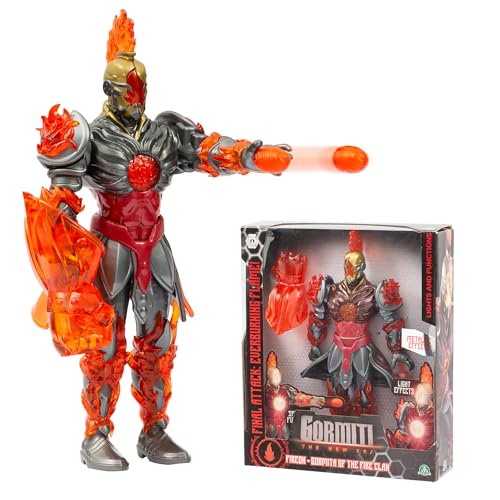 Giochi Preziosi Gormiti, Figura articulada de 27 cm, Gormiti con Ataque...