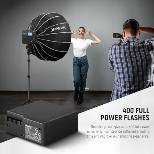 Image of NEEWER Q4 Battery Pack 21.6V /2800mAh Lithium Rechargeable Battery Replacement Only Q4 Studio Flash Strobe Light, NB-Q4