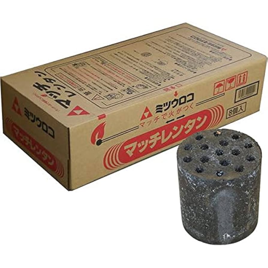 練炭【れんたん】バーベキュー用 円筒形黒炭 8個セット 練炭【れんたん】バーベキュー用 円筒形黒炭 8個セット