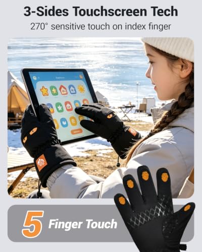 Kids Waterproof 3M Thinsulate Winter Gloves - 8.39 - 8.99 w/ Code + 58% Off Code Q40M15S6 - image 6