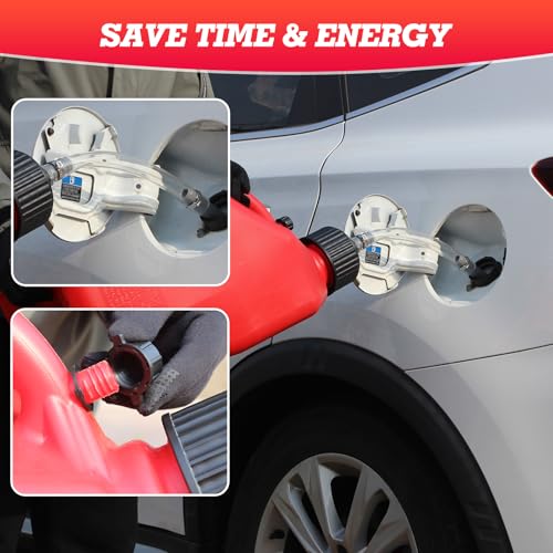 Image of 5 PCS Professional Racing Fuel Jug Hose - Durable Replacement Gas Can Hose for VP Gas can, Fits 5 Gallon Fuel Can, Perfect for Racing & Off-Road Use