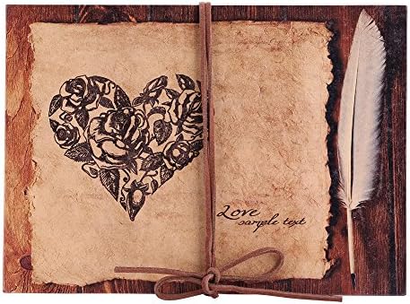 DIY Scrapbook Album Kit Vintage Style Accordion Foldable Kraft Paper Scrapbook Handmade Creative Photo Crafts