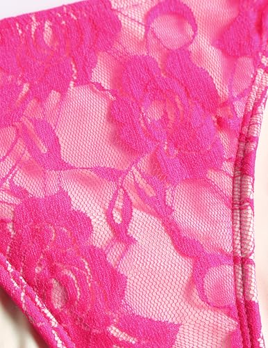 Image of seamoly Women's Bikini Sets Halter Neck Crochet Colorblock Two Piece Swimsuits Open Back Sexy High Cut Thong Bathing Suit