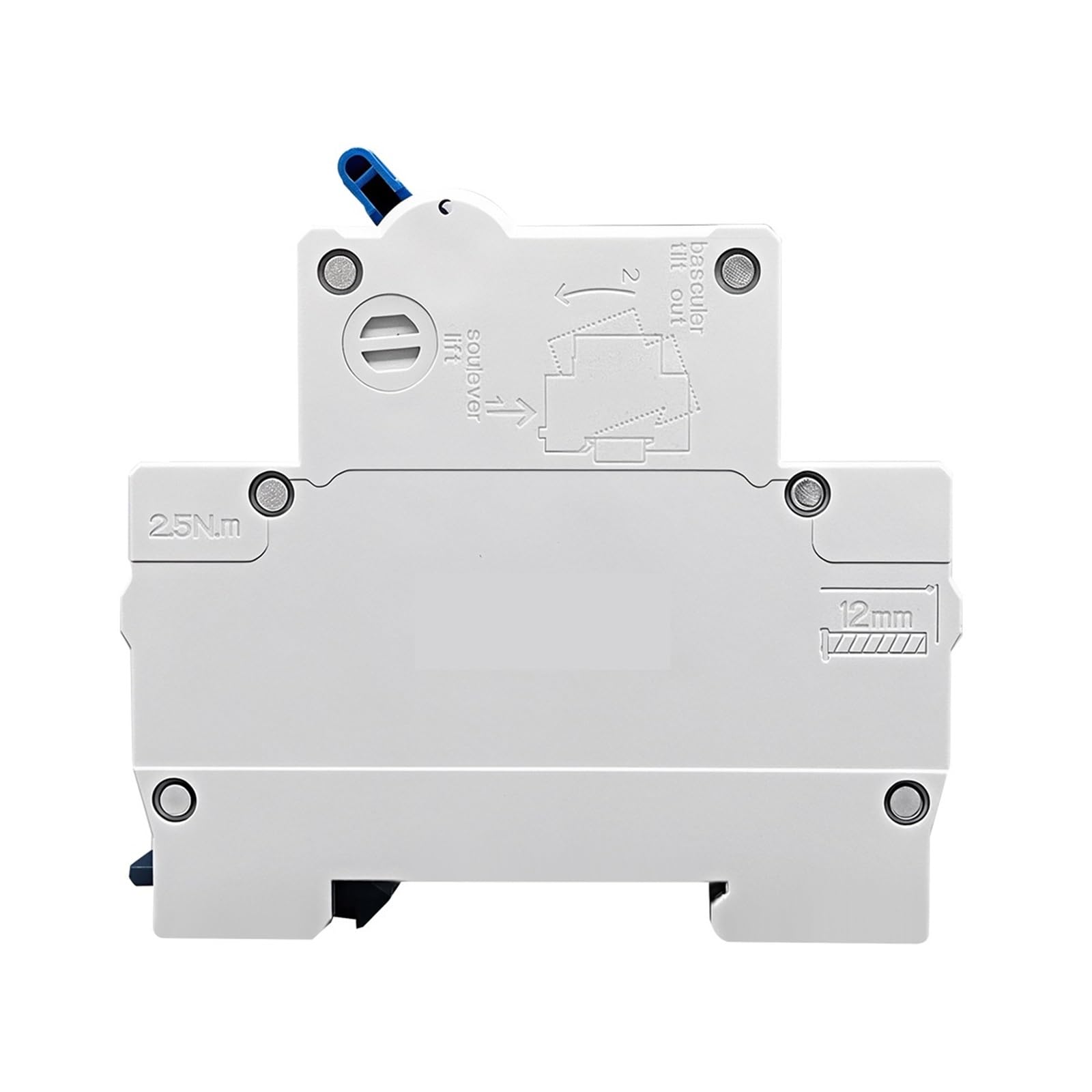Disyuntor 1P AC MCB TOB1-63H C tipo 230/400V~ 50Hz/60Hz 3A 6A 10A 16A 20A 25A 32A 40A 50A 63A(1P 10A)