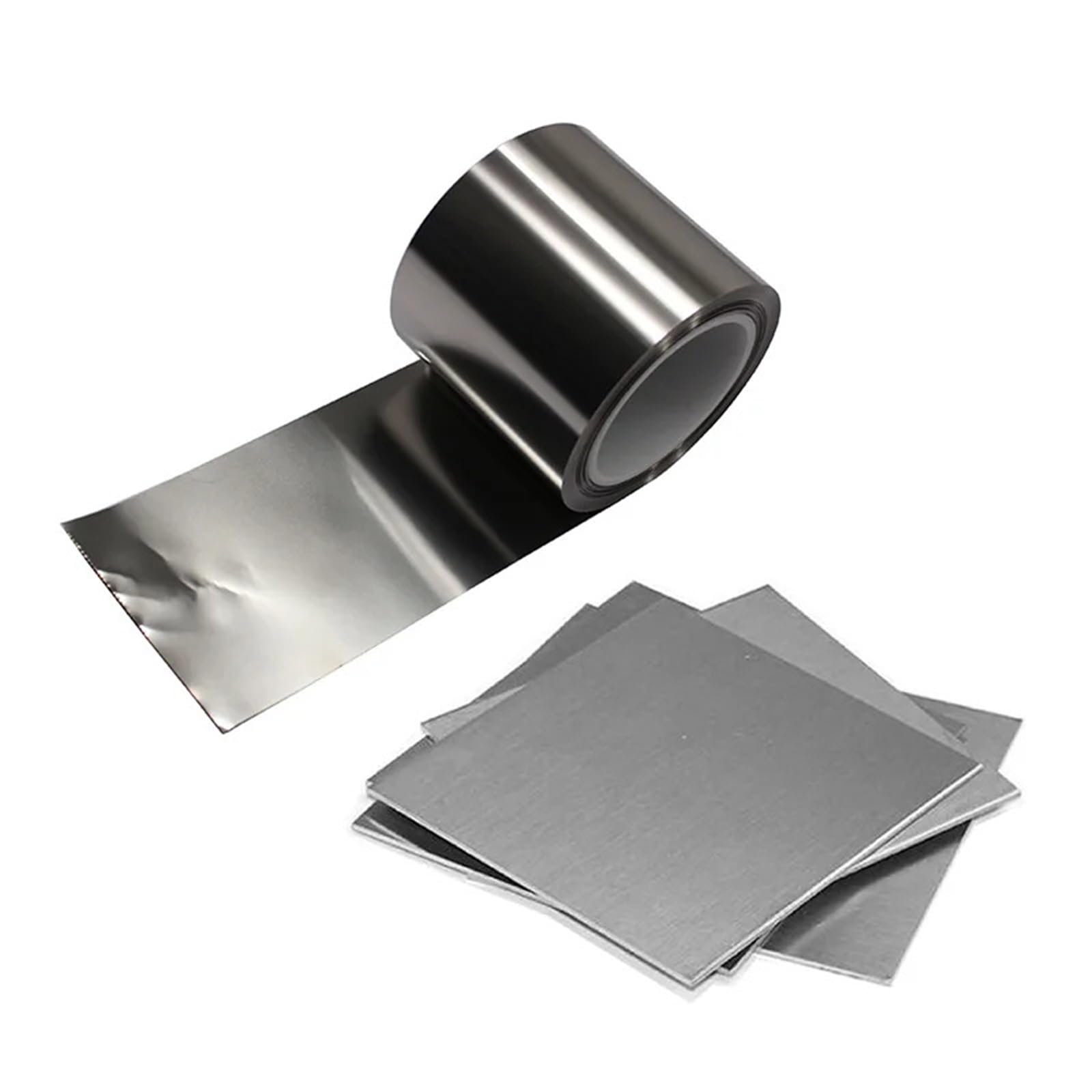 1 pz Lamiera di lamine metalliche Lamiera Titanio Ottone Rame Acciaio inossidabile Alluminio Nichel Ferro Zinco Zn Stannum Sn(Stainless Steel 304,2x100x100mm)