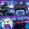 VidPPluing 2 Pack Switch Controllers with Charging Dock, RGB Switch 2 Controller for Nintendo Switch 1/2/Lite/OLED, Wireless Pro Controller with Motion Sensor/Vibration/Turbo/Wakeup Function
