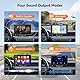 Alpinetech Carplay Display & Android Auto Display, 7 Zoll Carplay Android Auto mit Rückfahrkamera, Bluetooth, AUX, FM, Mirror Link, Siri, HD Touchscreen, Buddy Display für All Vehicles