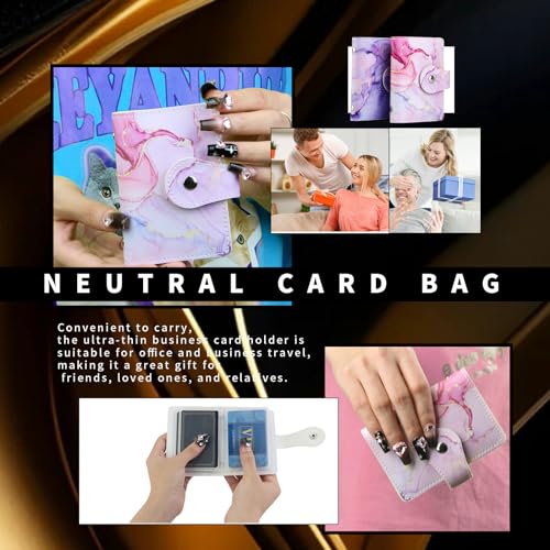 Image of 2 Pcs Credit Card Holder and Credit Card Wallet，Sd Card Holder Each Has 26 Card Slots for Organizers, 2023 New Credit Card Holders for Men and Women, Astral, Contracted