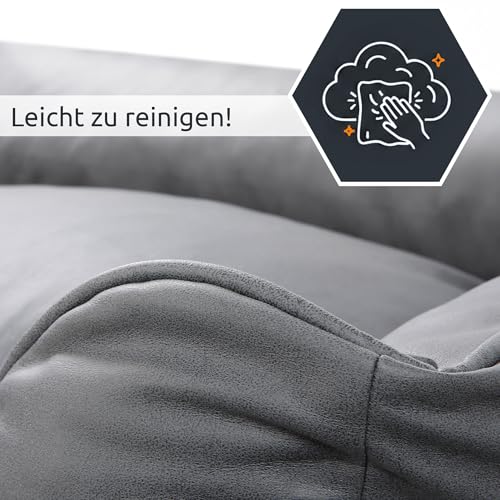 your GEAR Belluno Hundebett 70 x 100 cm – Hundekissen für große Hunde – weiches & waschbares Hundesofa – Hundekorb rutschfest