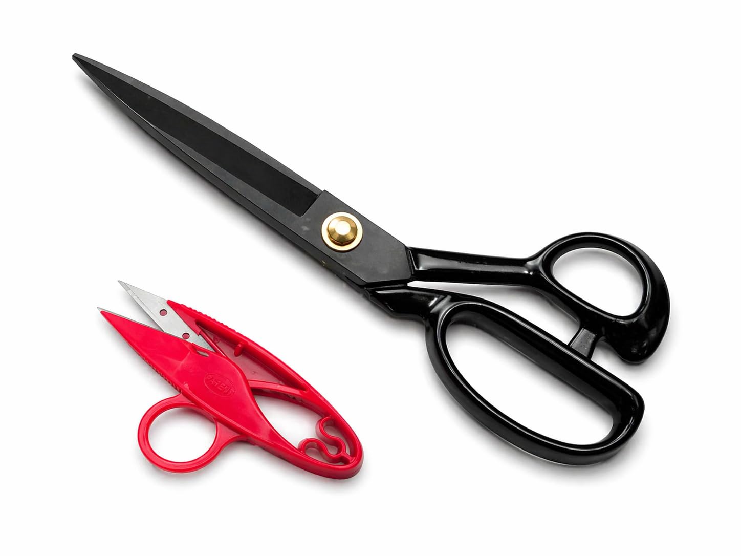 Tailor Scissors 10 inch/25.4cm Thread Cutter Multipurpose Heavy-Duty Stainless-Steel Fabric Scissors Sewing Cutting Shears Fabric Dressmaking Paper Craft Office Kitchen Set Ergonomic Grip Sharp Blades
