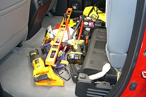 Du-Ha Under Seat Storage Fits 07-17 Toyota Tundra Double Cab With Subwoofer, Black, Part #60061 #TOP4