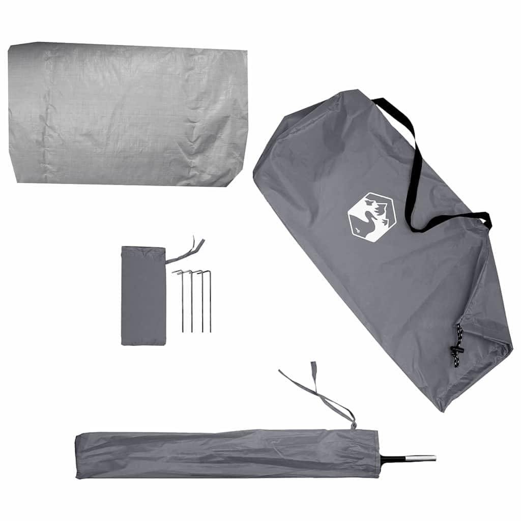 Tienda interior con techo negro 240 x 160 x 133 cm con red, tienda de campaña ligera para exteriores, familia, trekking, festival, resistente al viento, montaje rápido, con mosquitera