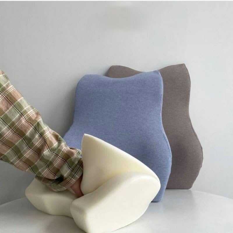 Slow Rebound Cotton Lumbar Support Pillow Car Seat Backrest Suitable for Office Vehicles