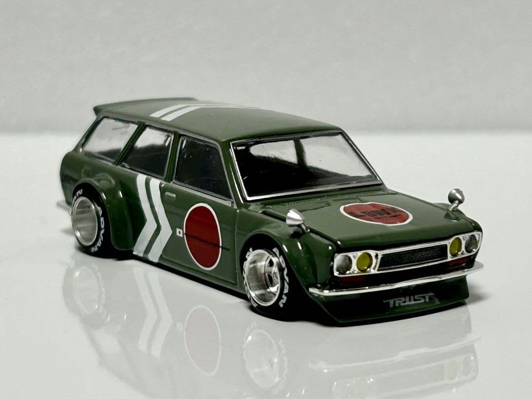 Amazon.co.jp: 164 街道ハウス Datsun 510 Wagon LBWK零戦仕様カスタム