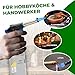 STAHLMANN ® Gasbrenner mit Kartusche 8x227g – Schweißbrenner max. 1300°C Temperatur – Lötlampe mit Piezozündung – Bunsenbrenner Küche -Küchenbrenner (8x Gaskartuschen)